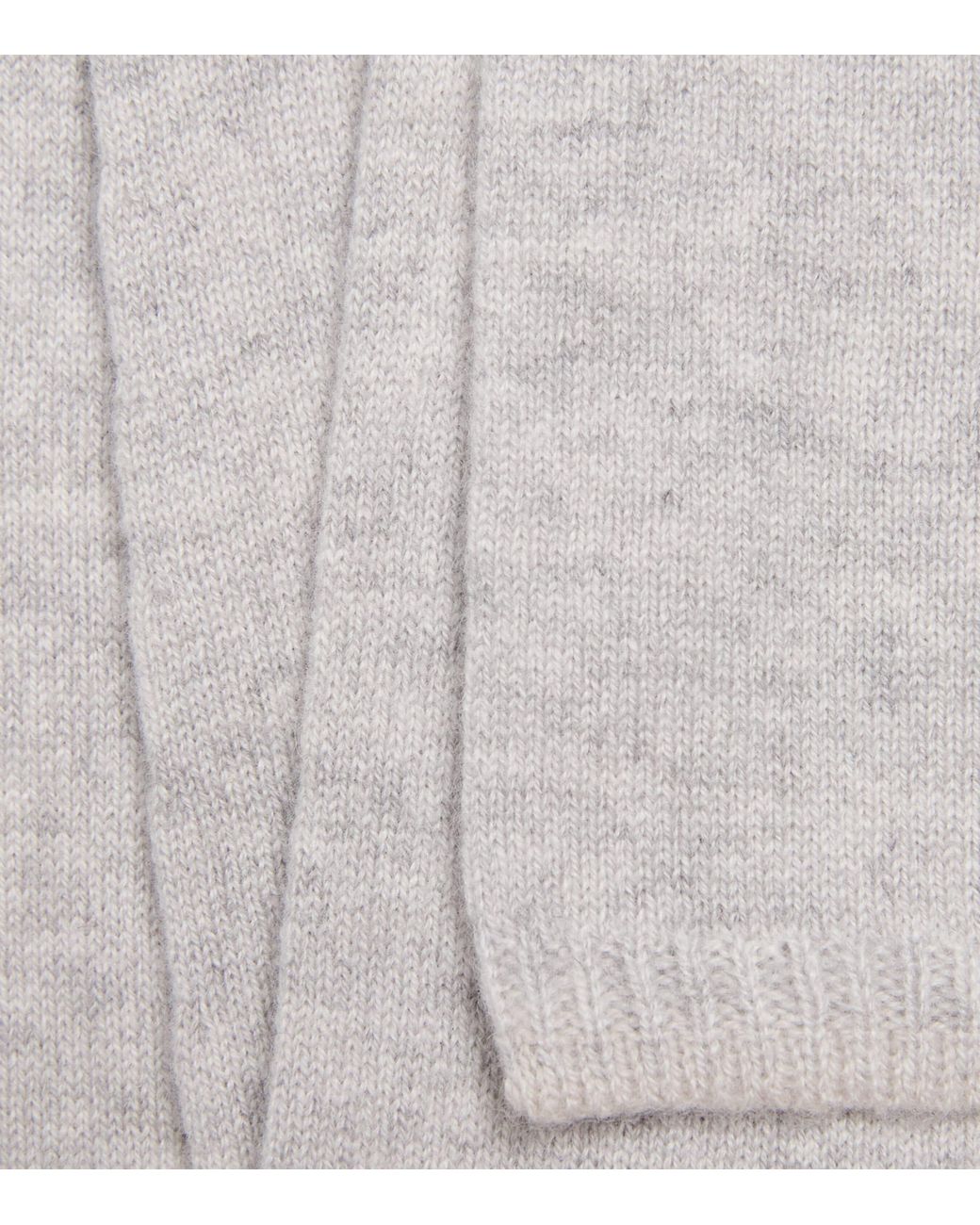 Eleventy White Cashmere Knitted Tie for men