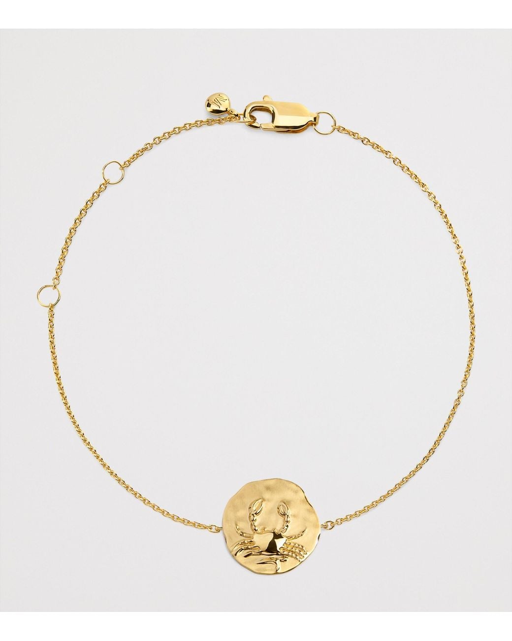 Monica Vinader Metallic Vermeil Cancer Zodiac Bracelet