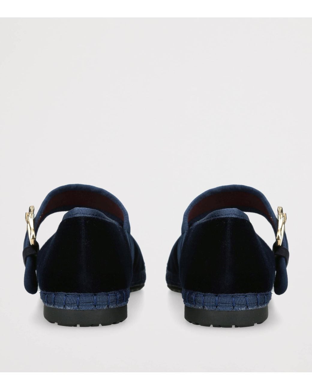 Flabelus Blue Velvet Sophie Mary Janes