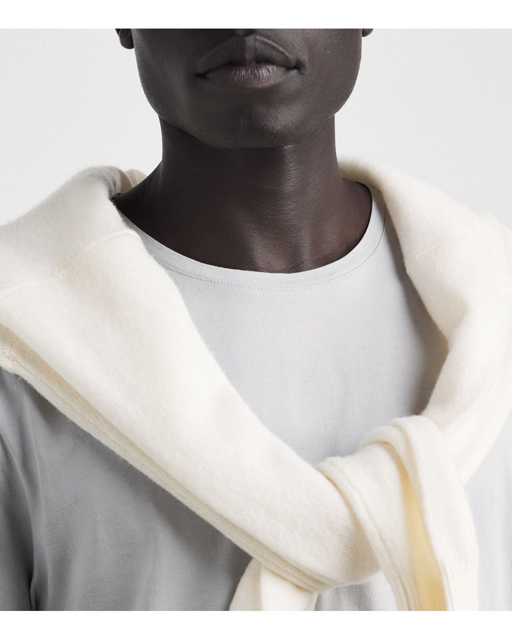 PAIGE White Pima Cotton Sorden T-Shirt for men