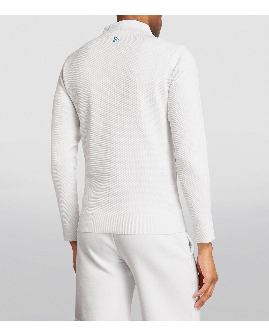 Lacoste X Novak Djokovic Zip-up Jacket in White for Men | Lyst