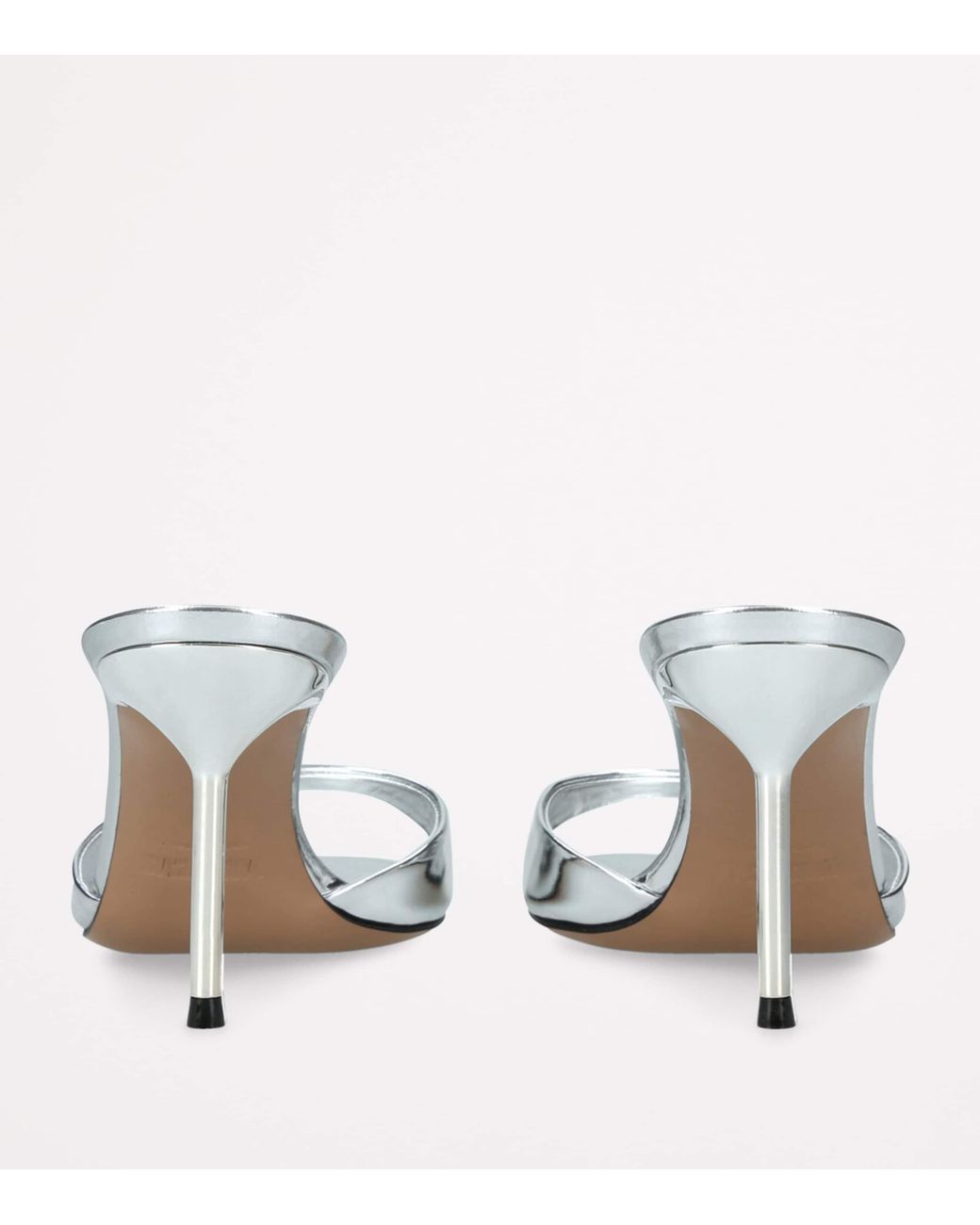 Paris Texas Metallic Patent Leather Lidia Mules 70