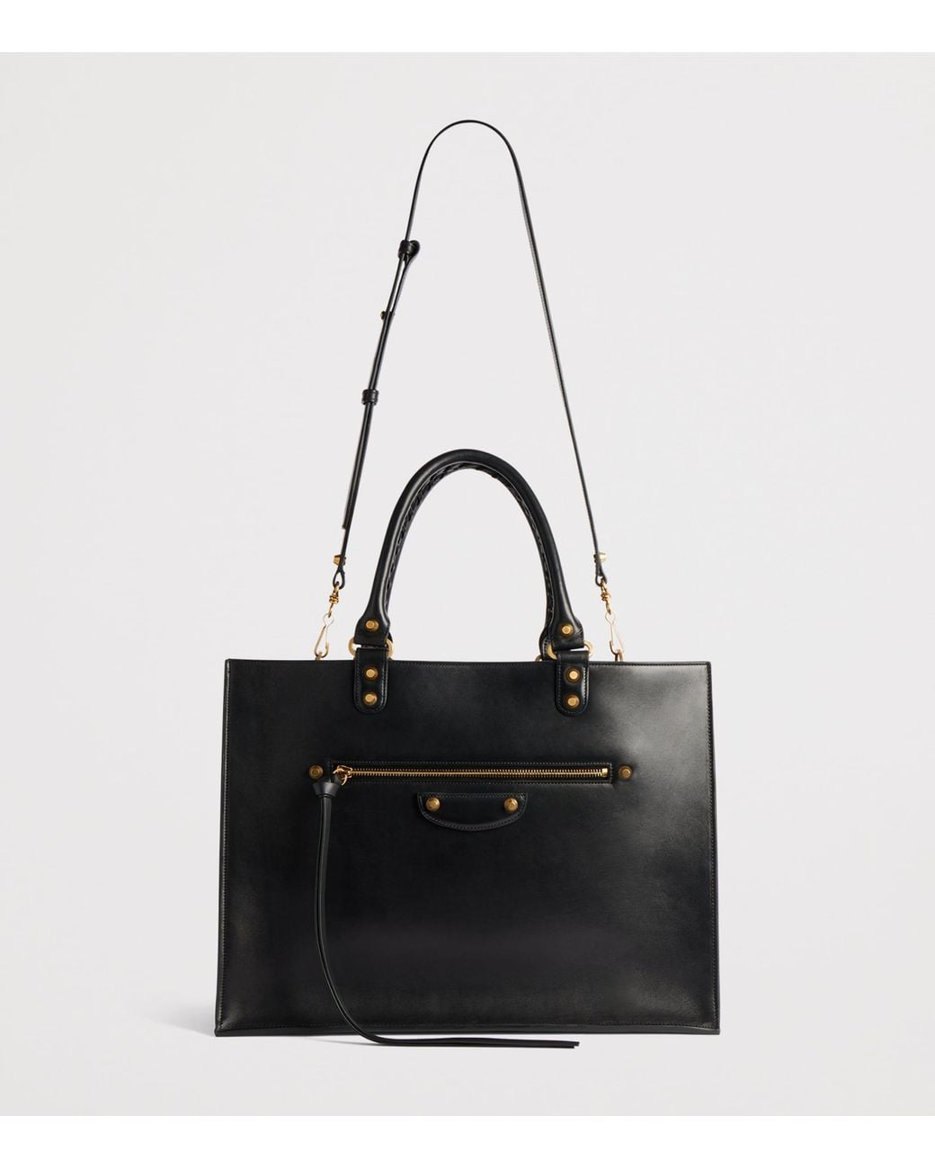 Balenciaga Black Large Leather Le City Tote Bag