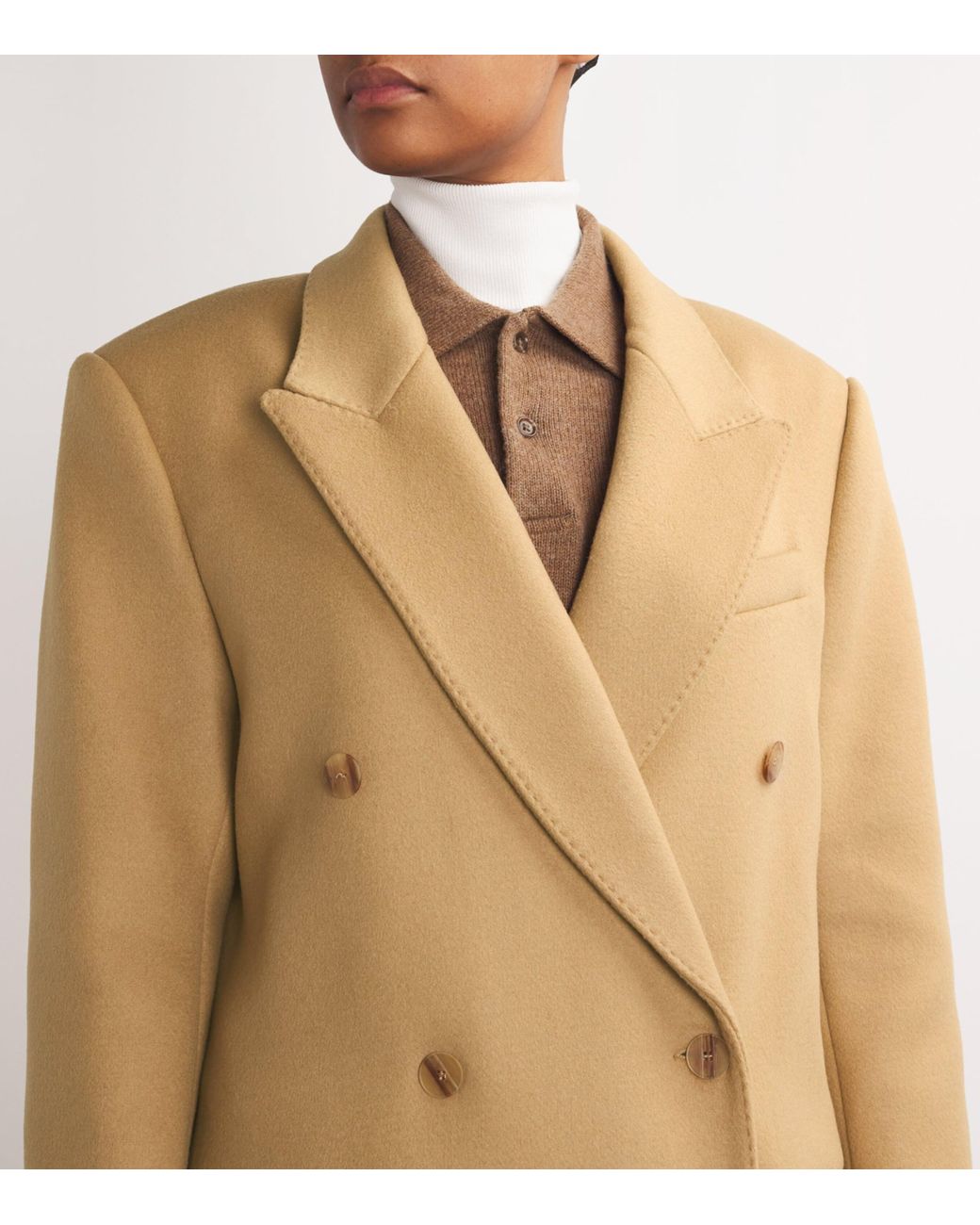 Sandro double breasted wool coat sale