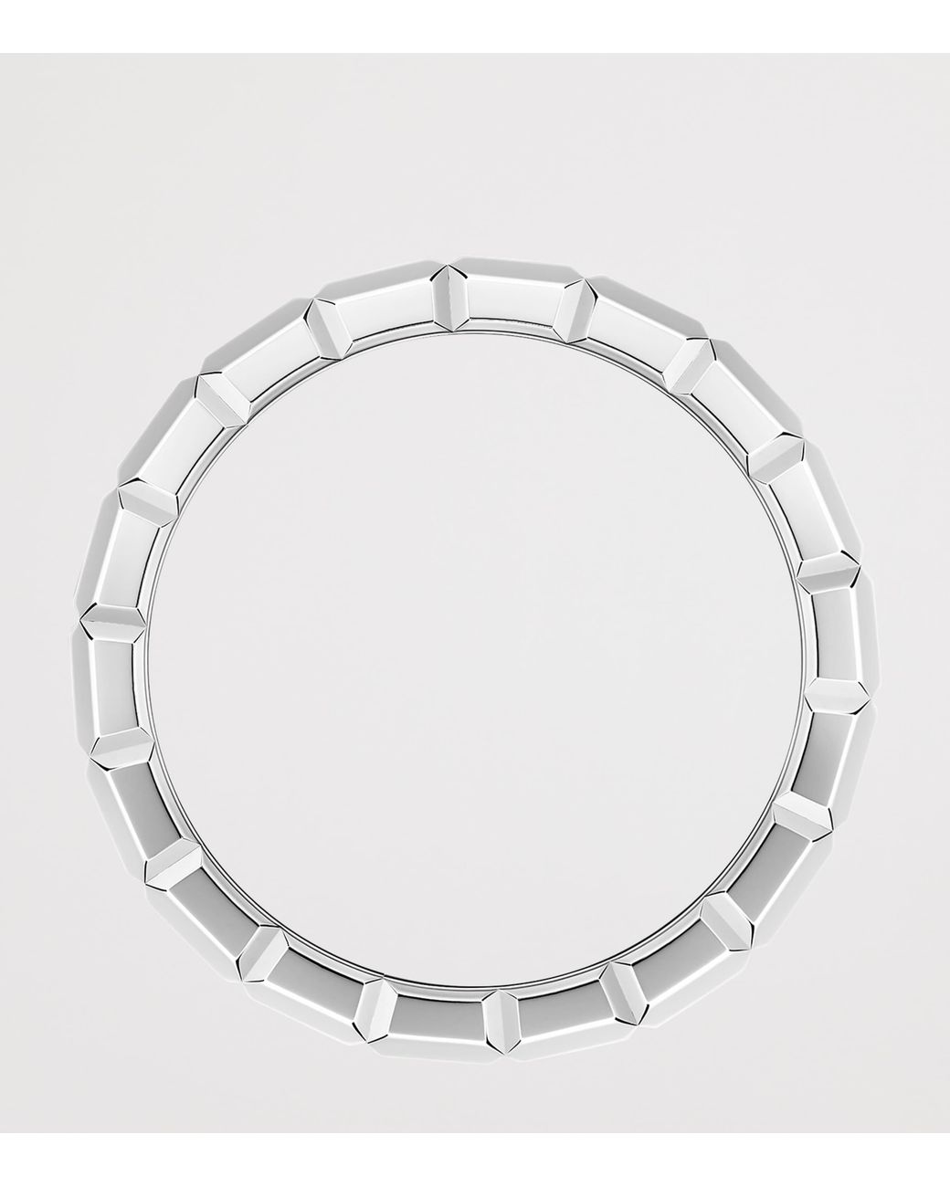 Chopard Metallic And Diamond Ice Cube Ring