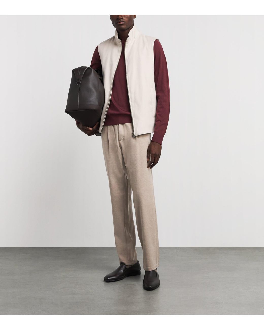 Pal Zileri Red Wool Sweater for men