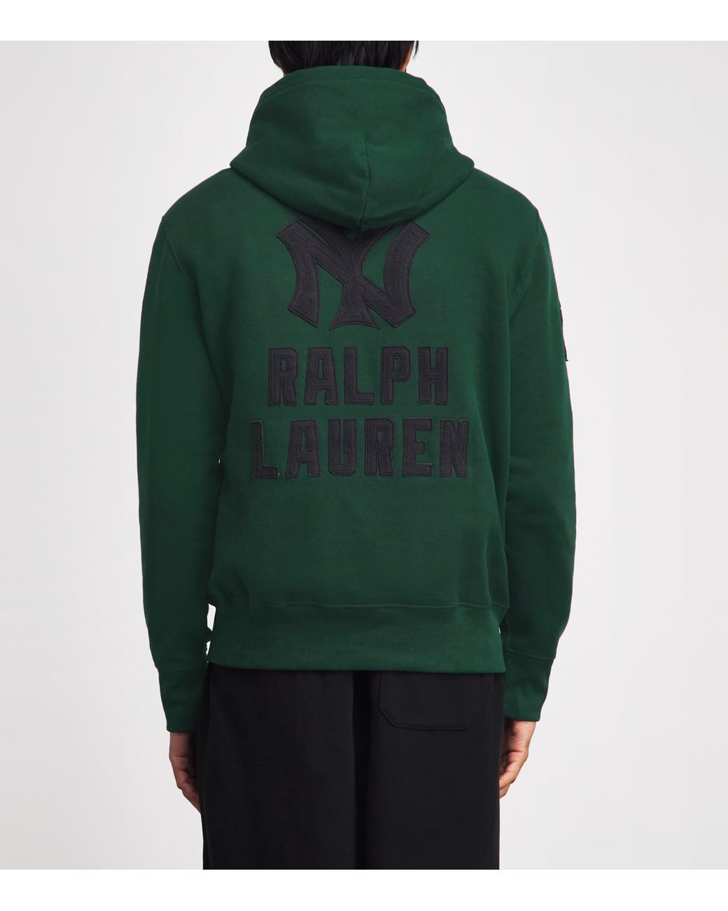 Polo Ralph Lauren Green X Yankees Logo Hoodie for men