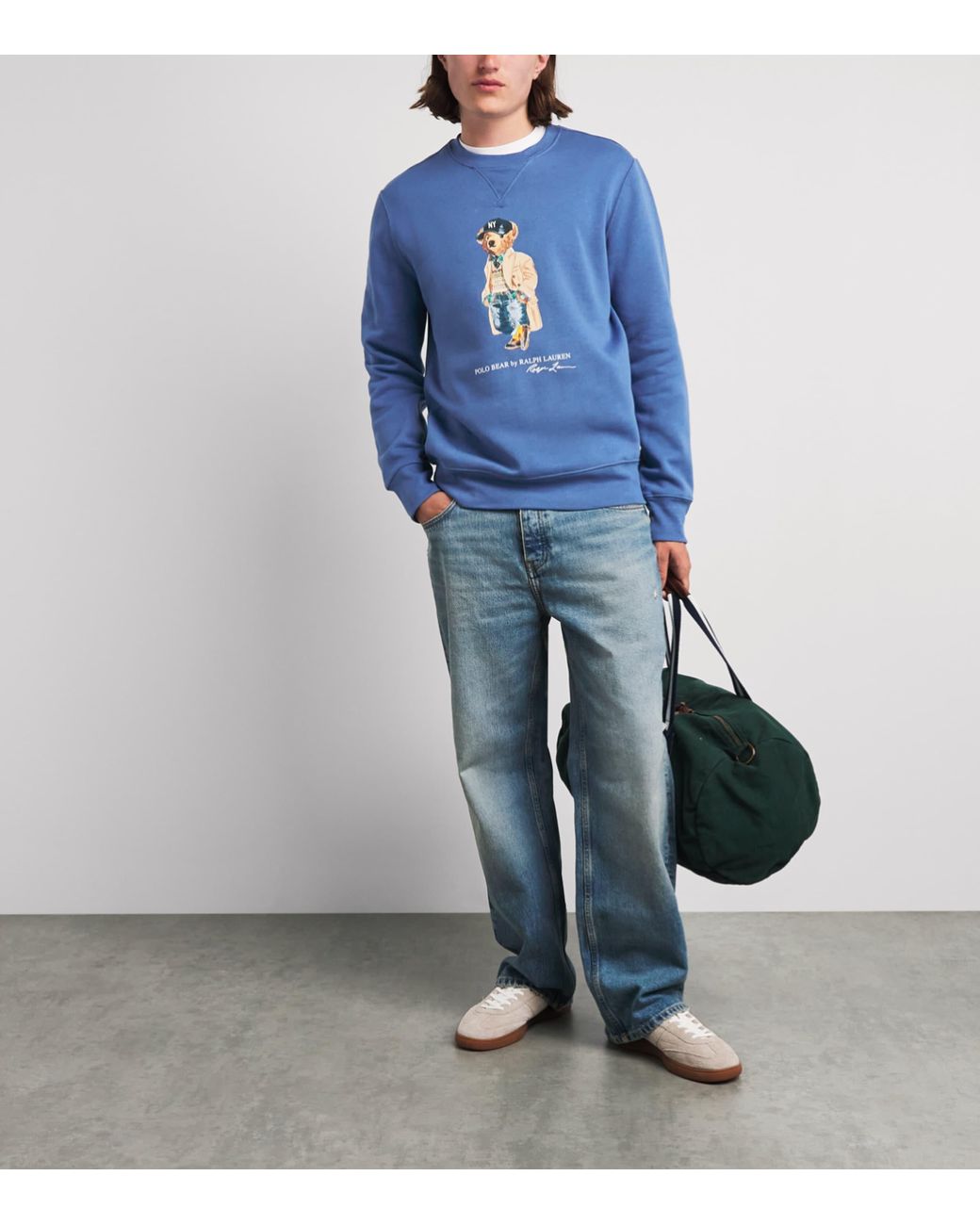 Polo Ralph Lauren Blue Polo Bear Sweatshirt for men