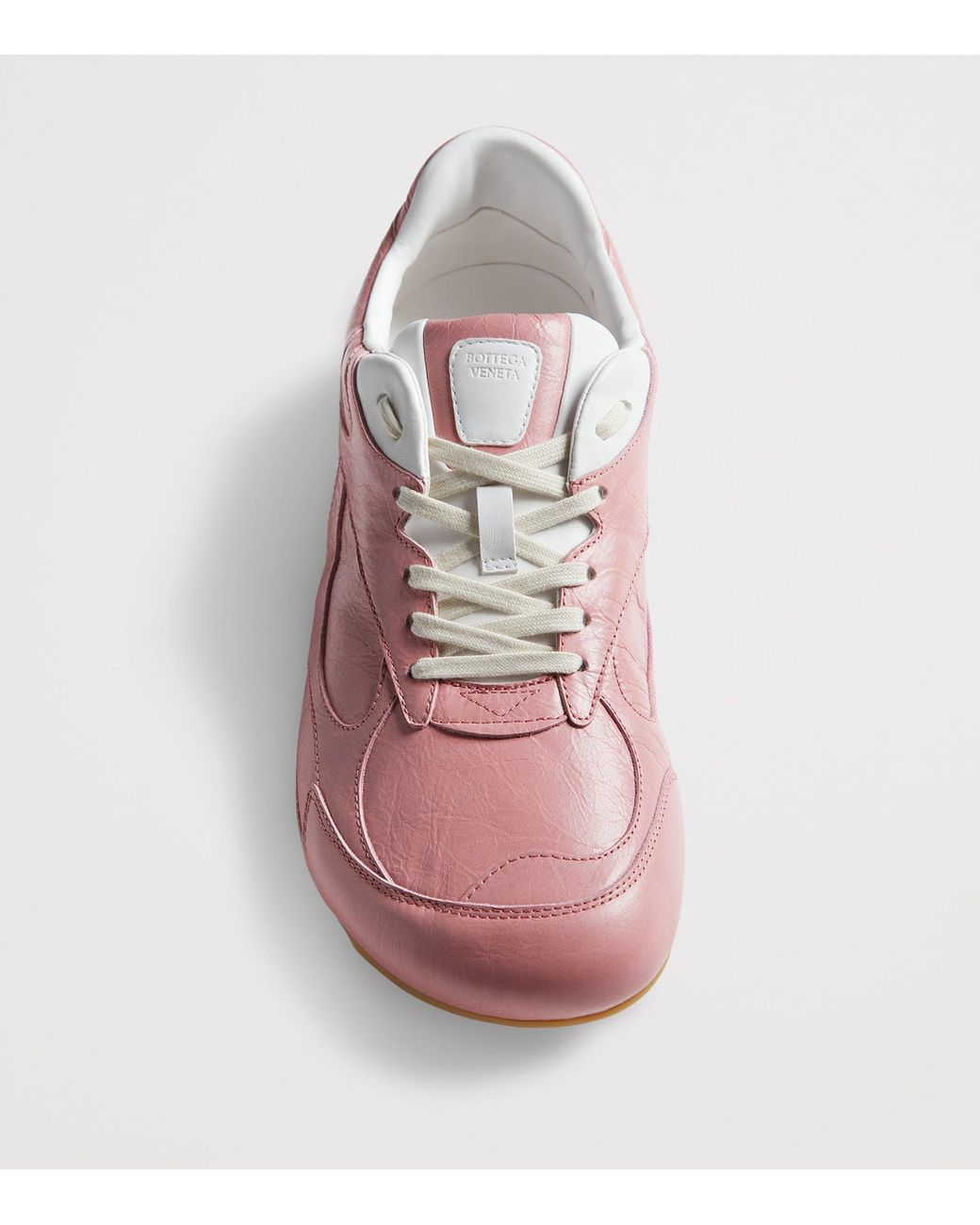 Bottega Veneta Pink Leather Orbit Flash Sneakers for men