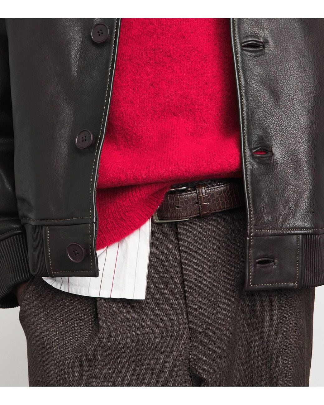 Wax London Red Wool-Blend Wilde Sweater for men