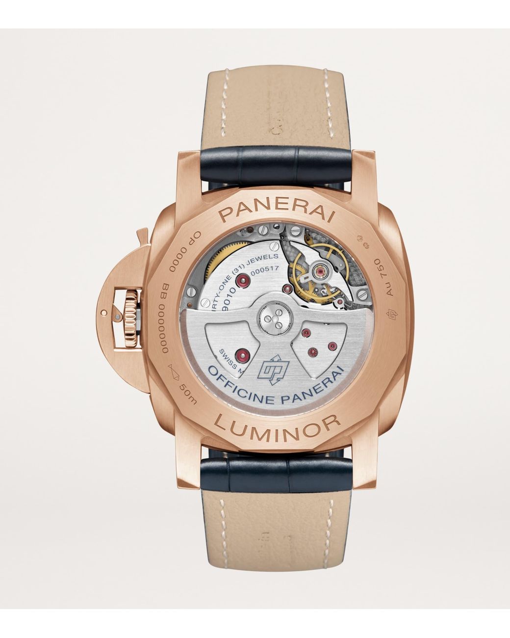 Panerai Blue Goldtech Luminor Marina Watch for men