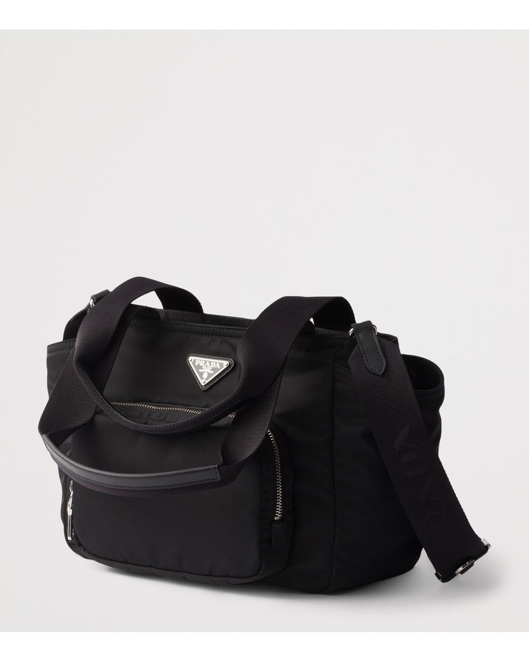 Prada Black Re-Nylon Tote Bag
