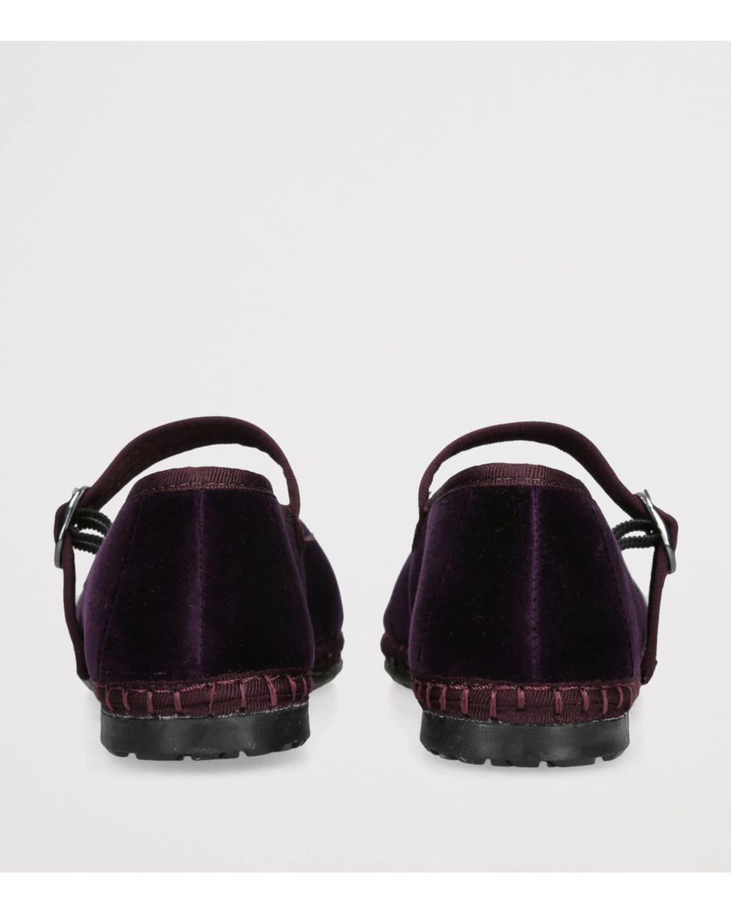 Flabelus Black Velvet Pierre Mary Janes