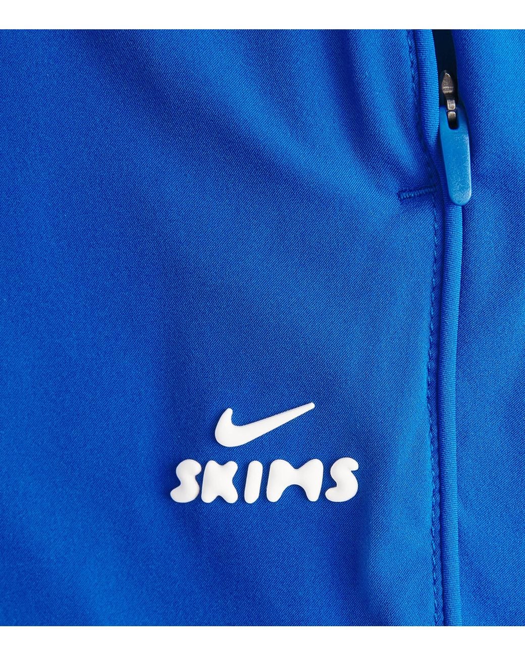 NikeSKIMS Blue Oversized Track Pants