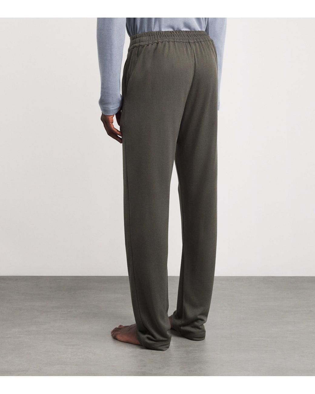 Hanro Gray Modal-Wool Woolen Comfort Lounge Trousers for men