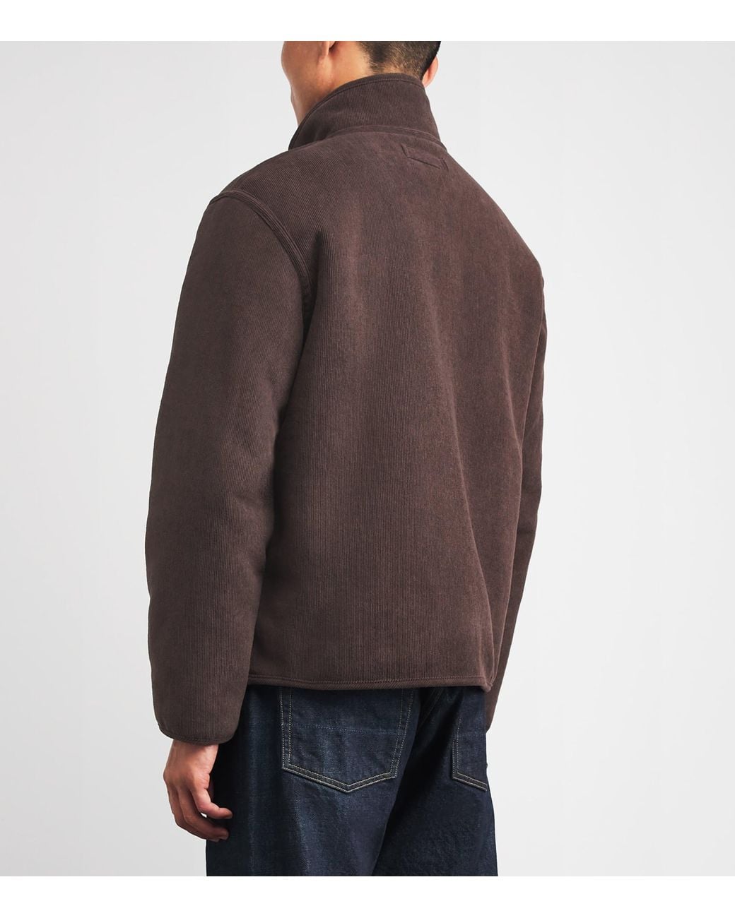 Wax London Brown Corduroy Reversible Killick Jacket for men