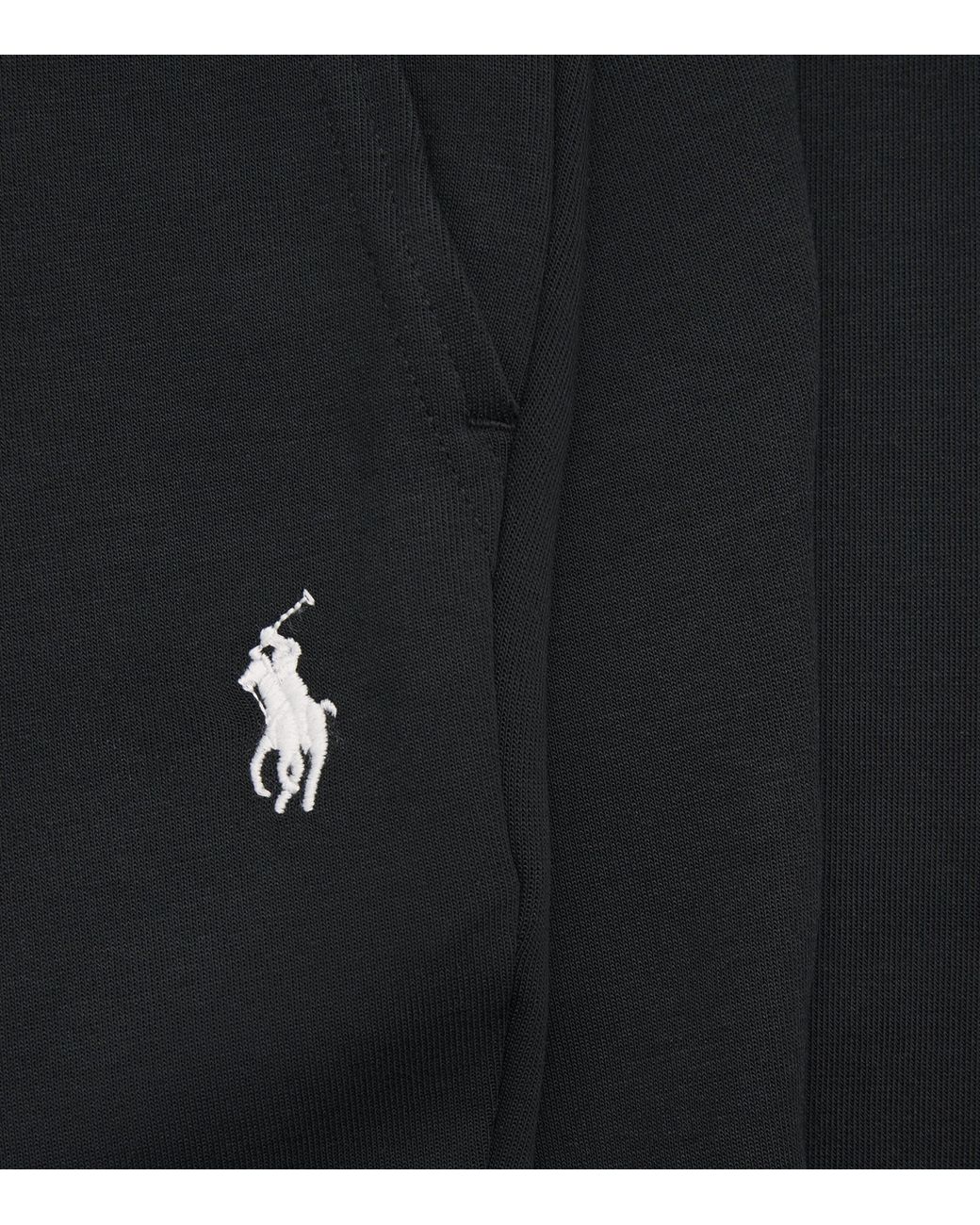 Polo Ralph Lauren Black Tech Knit Sweatpants for men
