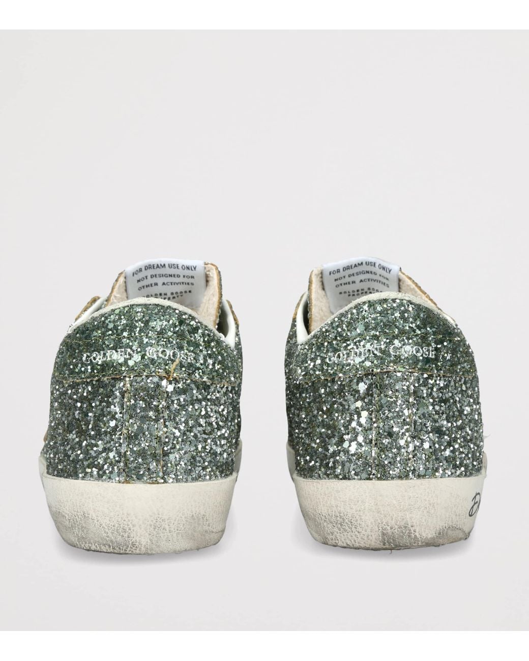 Golden Goose Deluxe Brand Metallic Glitter Super Star Sneakers