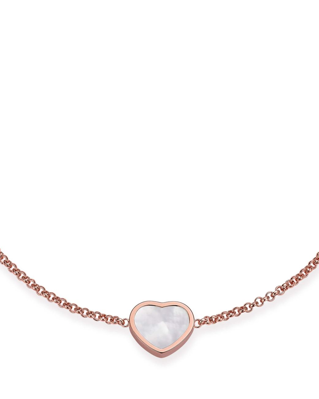 Chopard Metallic And Mother-Of-Pearl My Happy Hearts Bracelet