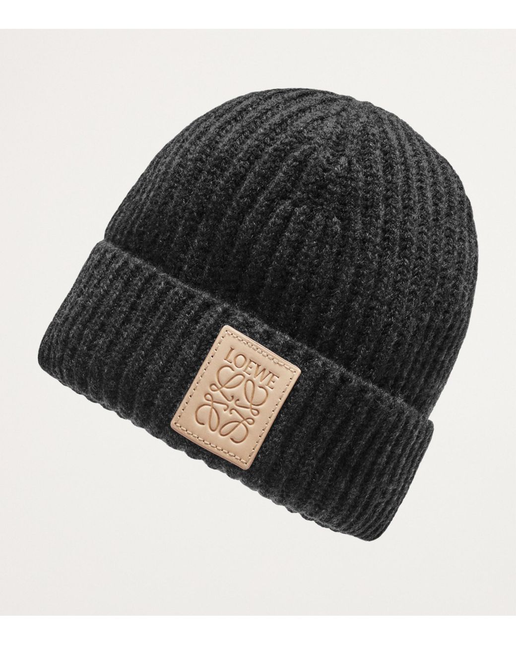 Loewe Black Cashmere Beanie