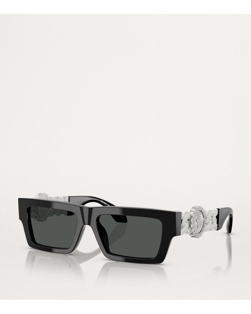 Versace Black Acetate Sunglasses