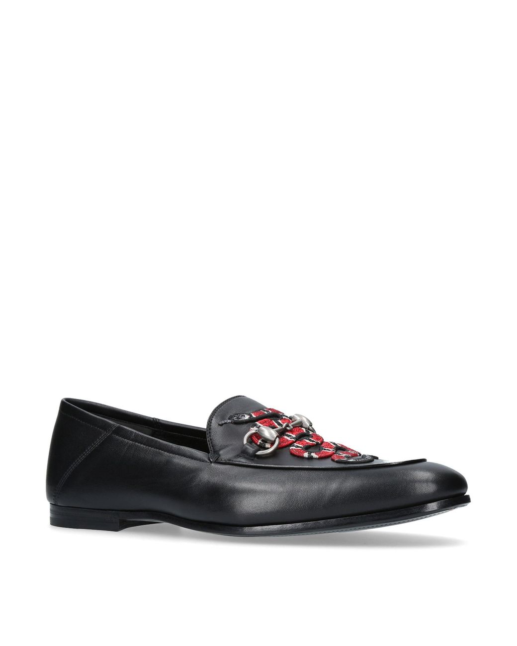 gucci python loafer