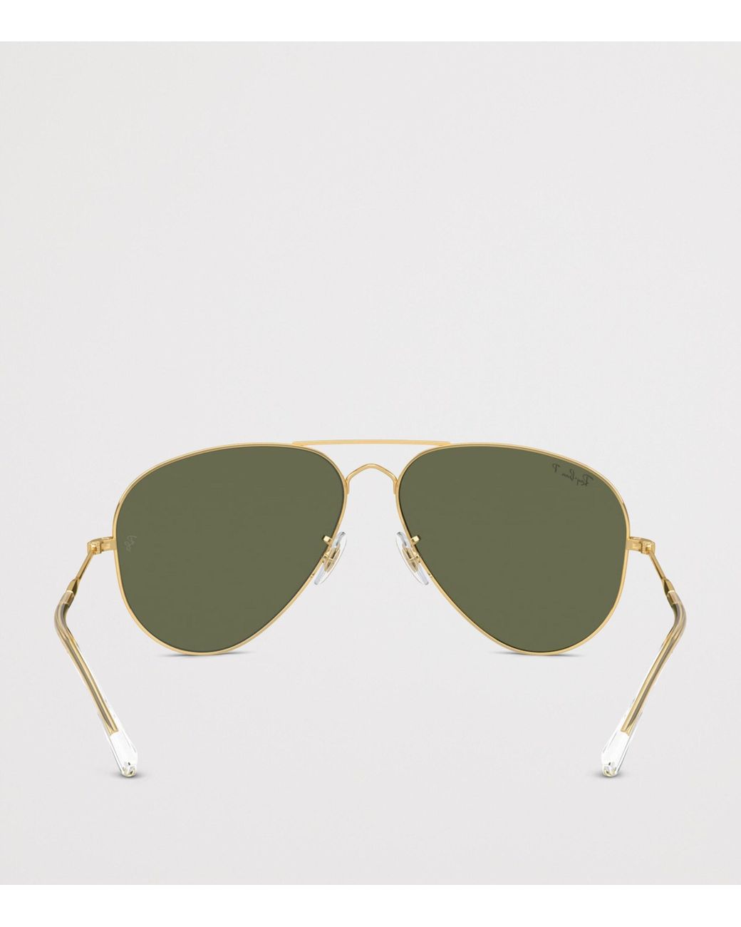 Ray-Ban Green Metal Old Aviator Pilot Sunglasses