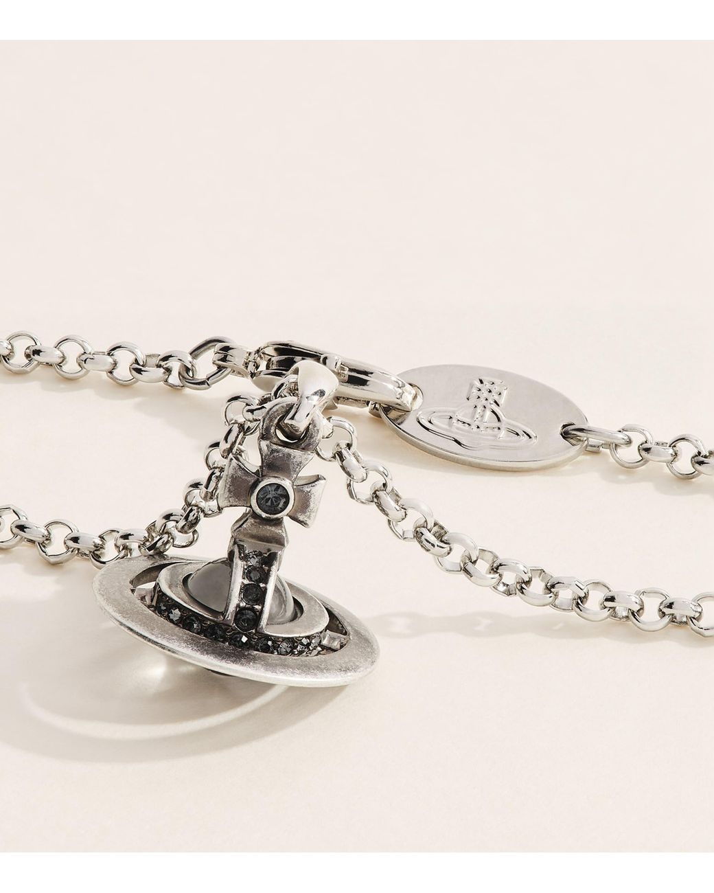 Vivienne Westwood Natural New Petite Orb Necklace for men