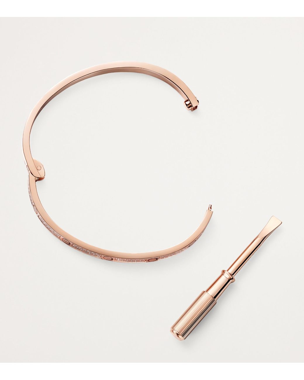 Cartier Natural And Diamond Love Bracelet