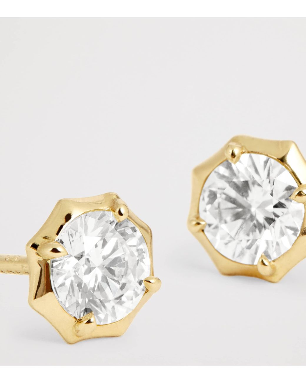 Jade Trau Metallic And Diamond Sophisticate Studs
