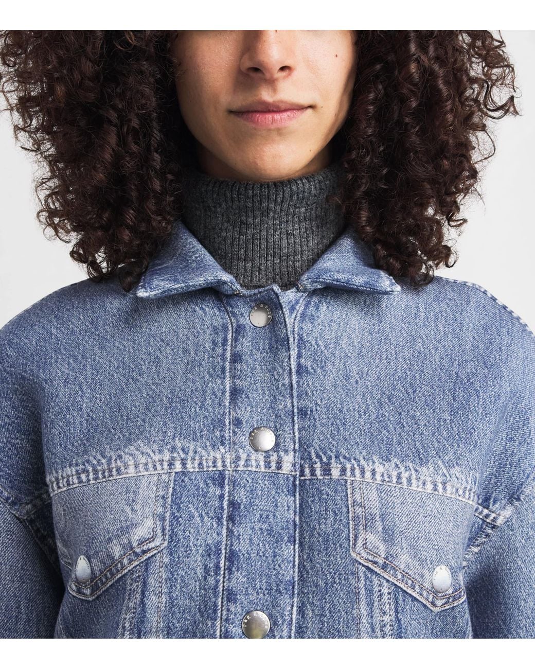 Rag & Bone Blue Miramar Trucker Jacket