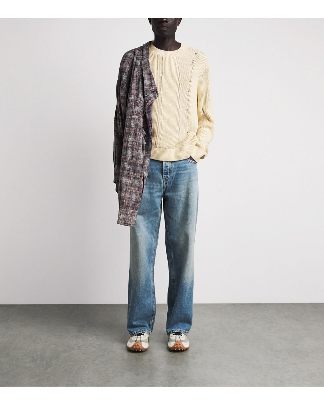 Won Hundred Natural Cotton Knitted Bently Sweater for men