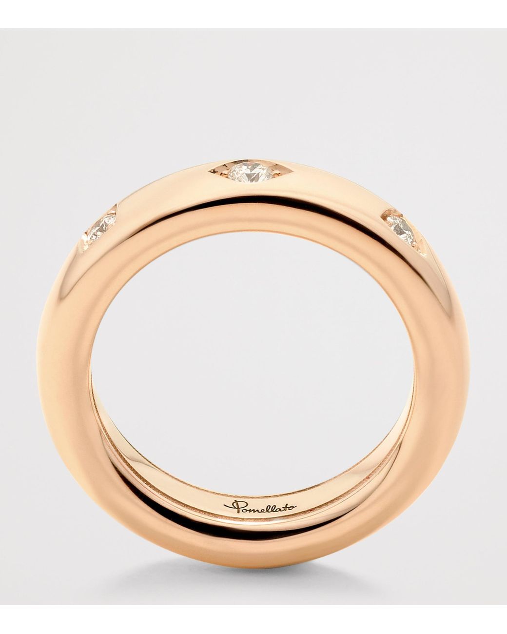 Pomellato Metallic And Diamond Iconica Ring