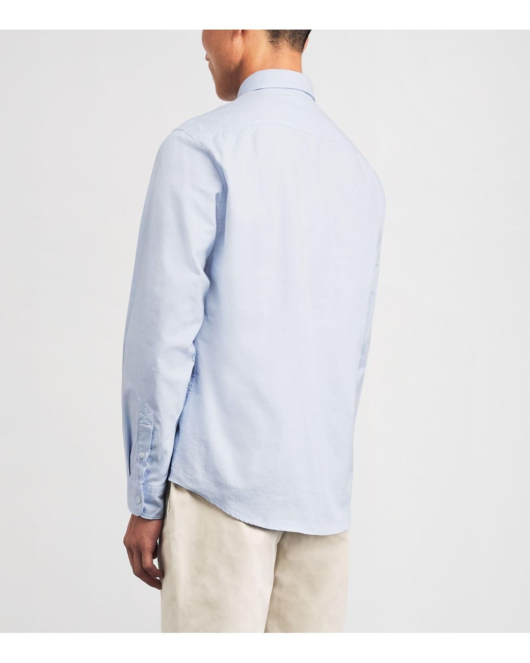 Sunspel White Cotton Oxford Shirt for men