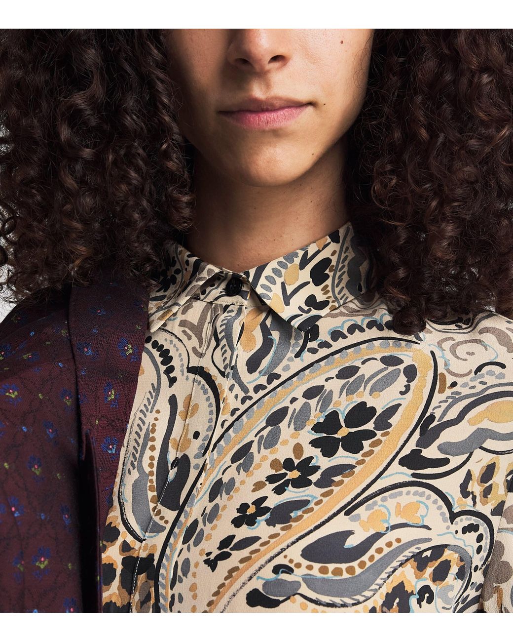 Etro Natural Silk Leopard Shirt