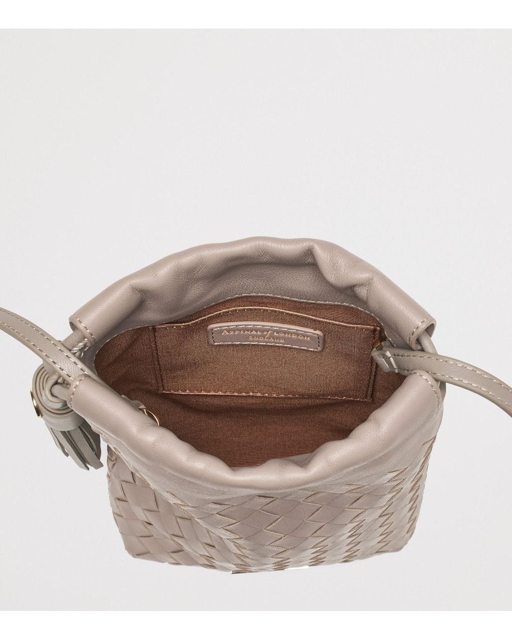 Aspinal Natural Leather Soho Cross-Body Pouch