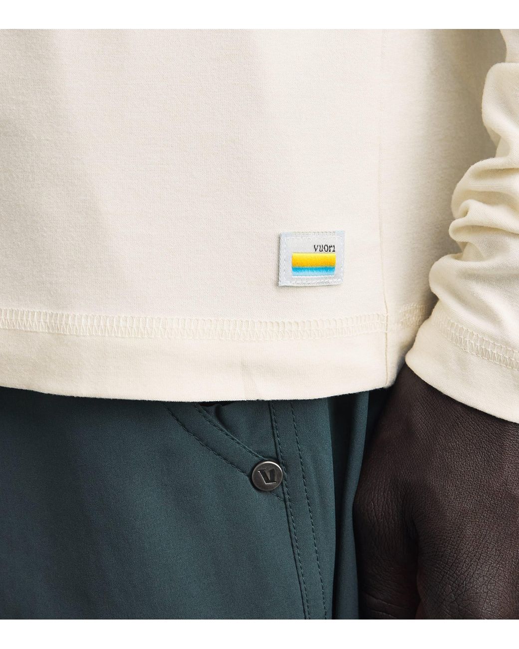 vuori White Strato Tech Hoodie for men