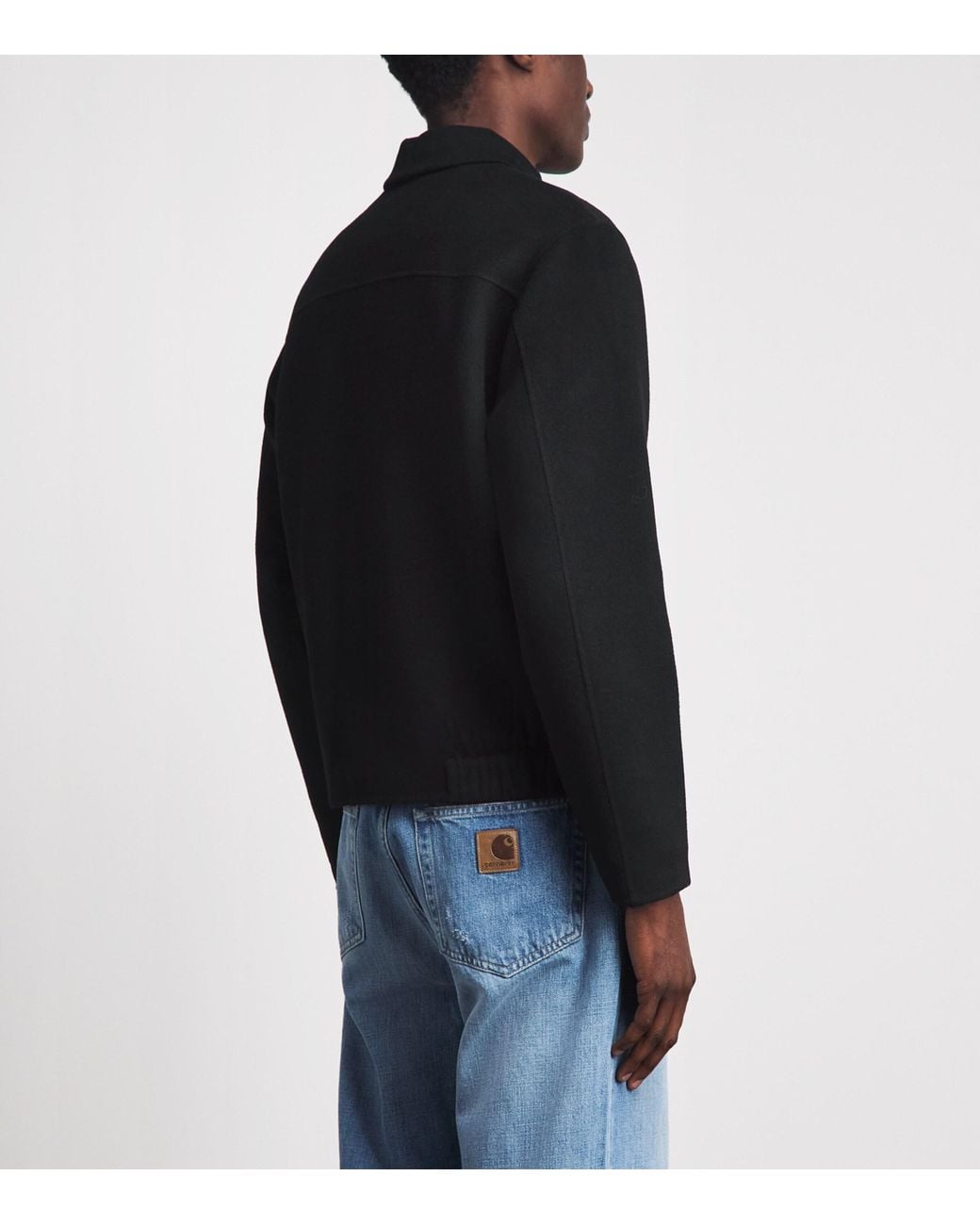 NN07 Black Wool-Blend Arlo Jacket for men