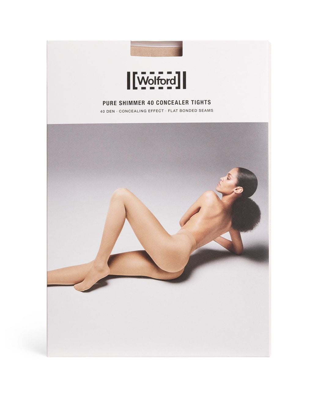 Wolford White Pure Shimmer 40 Concealer Tights