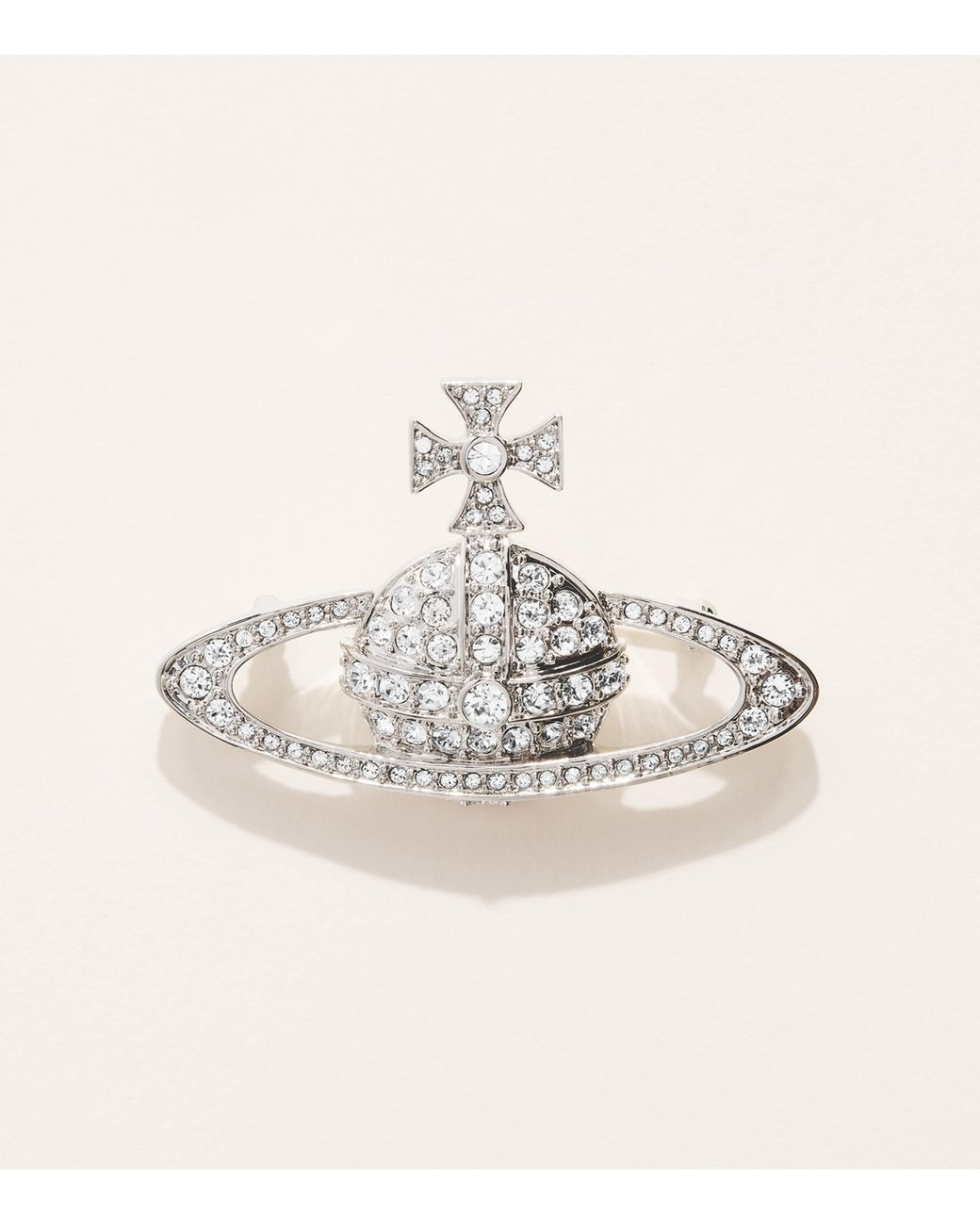 Vivienne Westwood Natural Bas Relief Orb Brooch