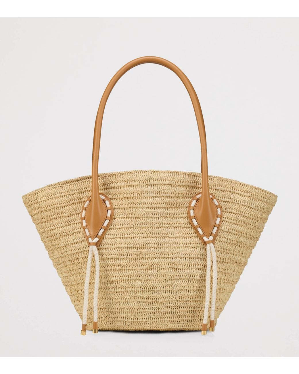 Christian Louboutin Natural Venus Large Raffia Basket Bag