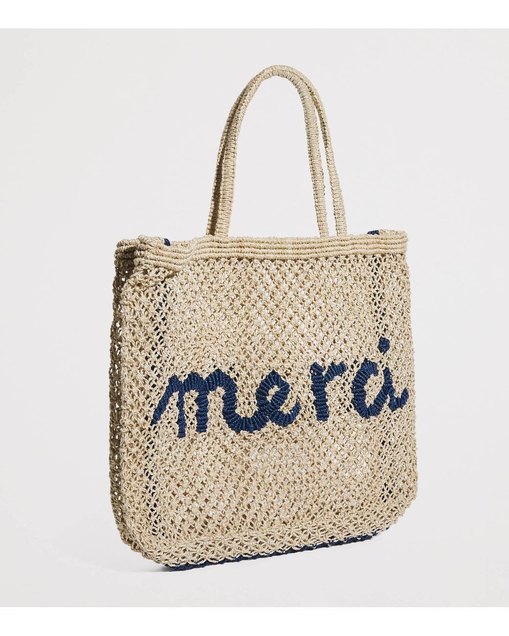 The Jacksons Metallic Large Jute Merci Tote Bag