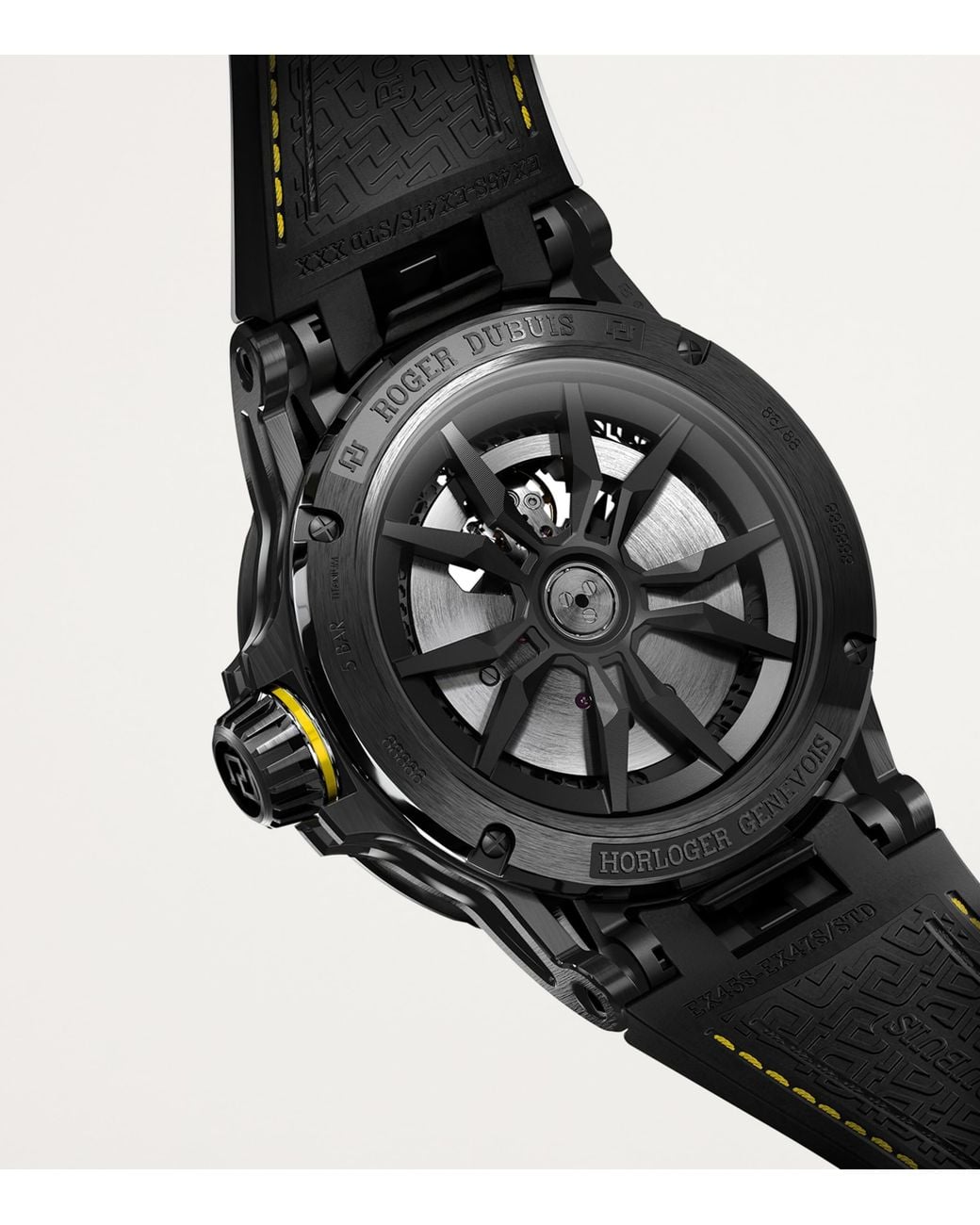 Roger Dubuis Blue X Lamborghini Titanium Excalibur Spider Monobalancier Huracán Watch