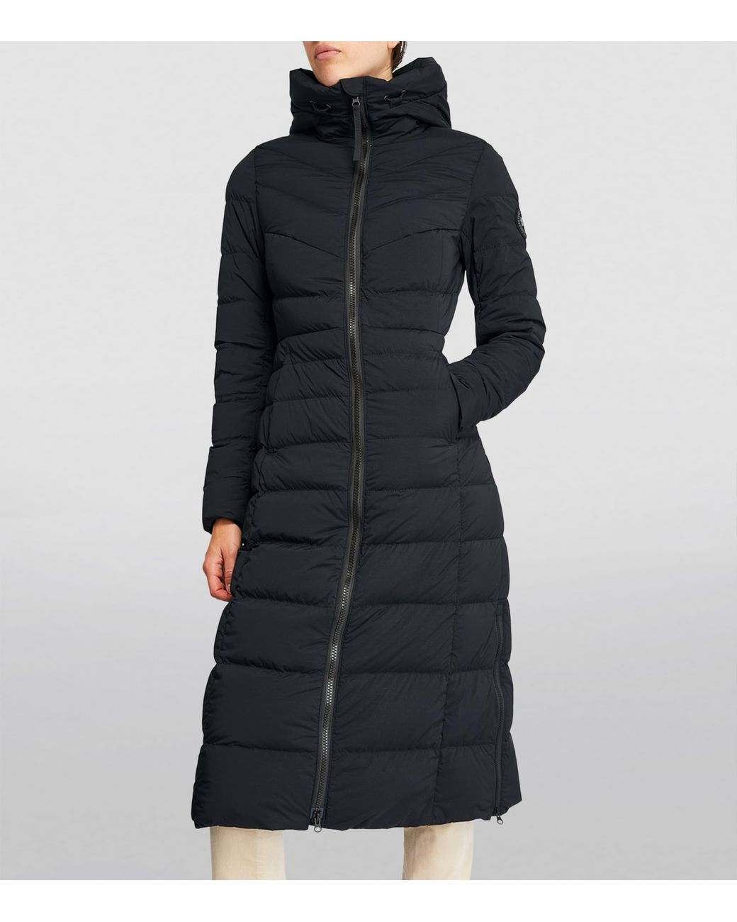 Canada Goose Black Down-Filled Clair Long Coat
