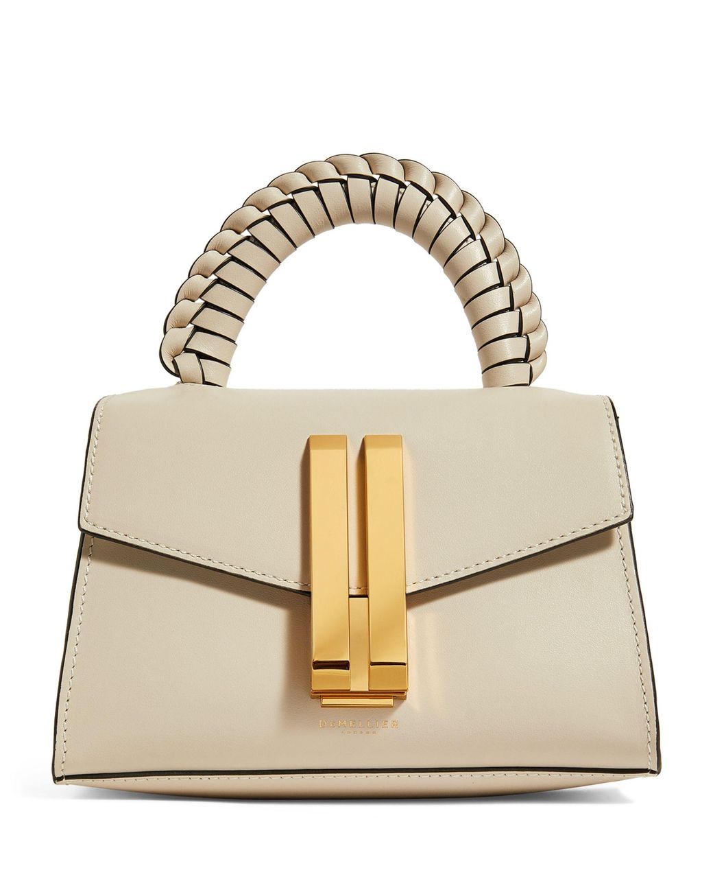 DeMellier Nano Leather The Montreal Top-handle Bag in Metallic