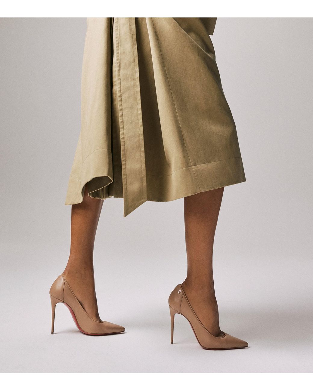 Christian Louboutin Pink Sporty Kate Nappa Pumps 100