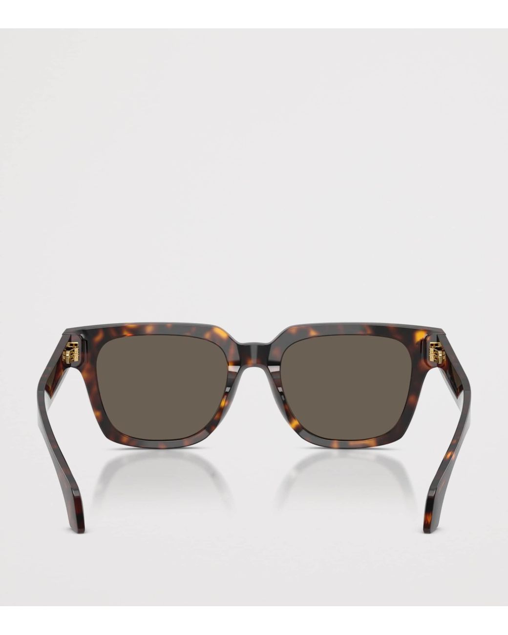 Versace Gray Acetate Square Sunglasses