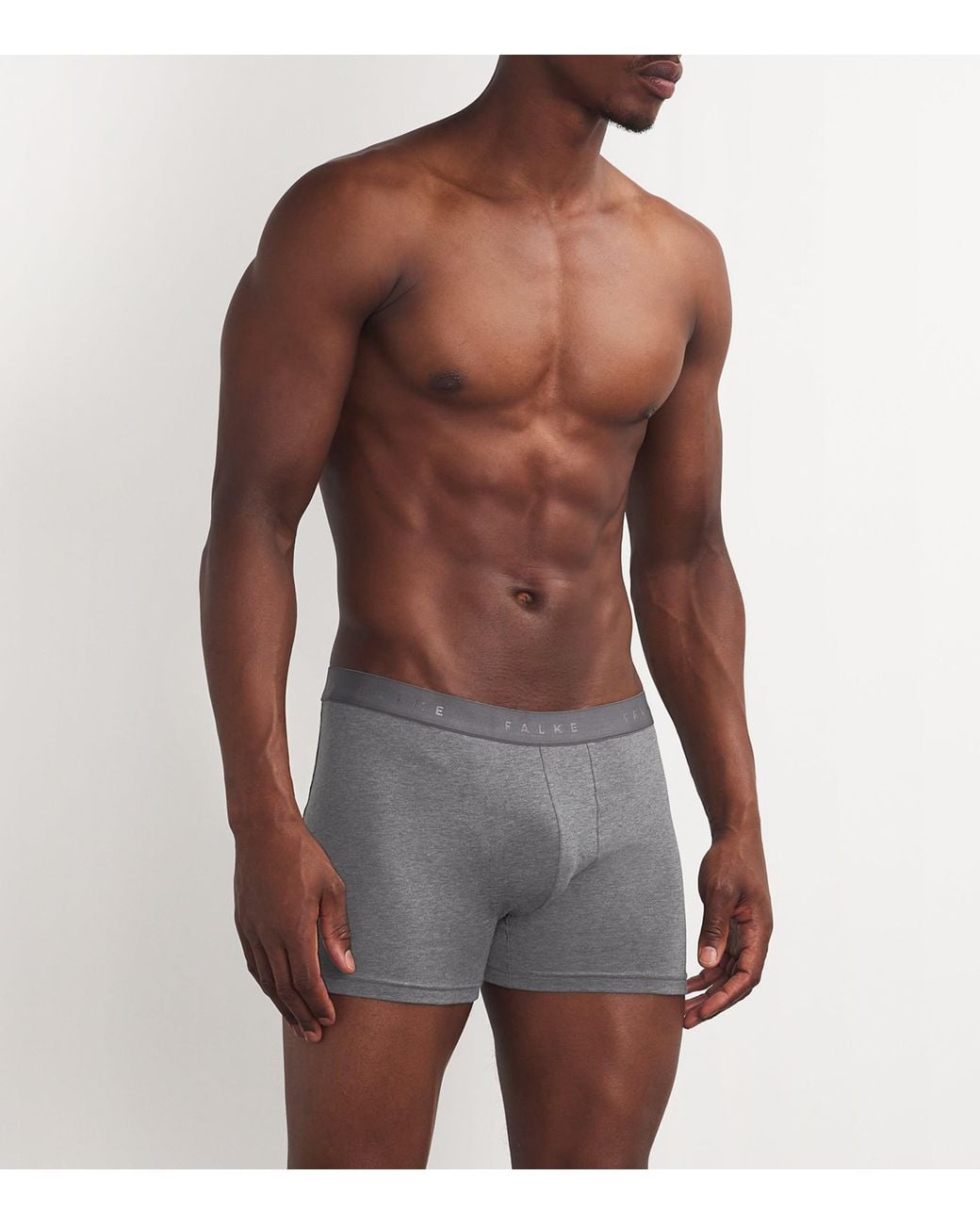Falke Gray Daily Comfort Boxer Briefs for men