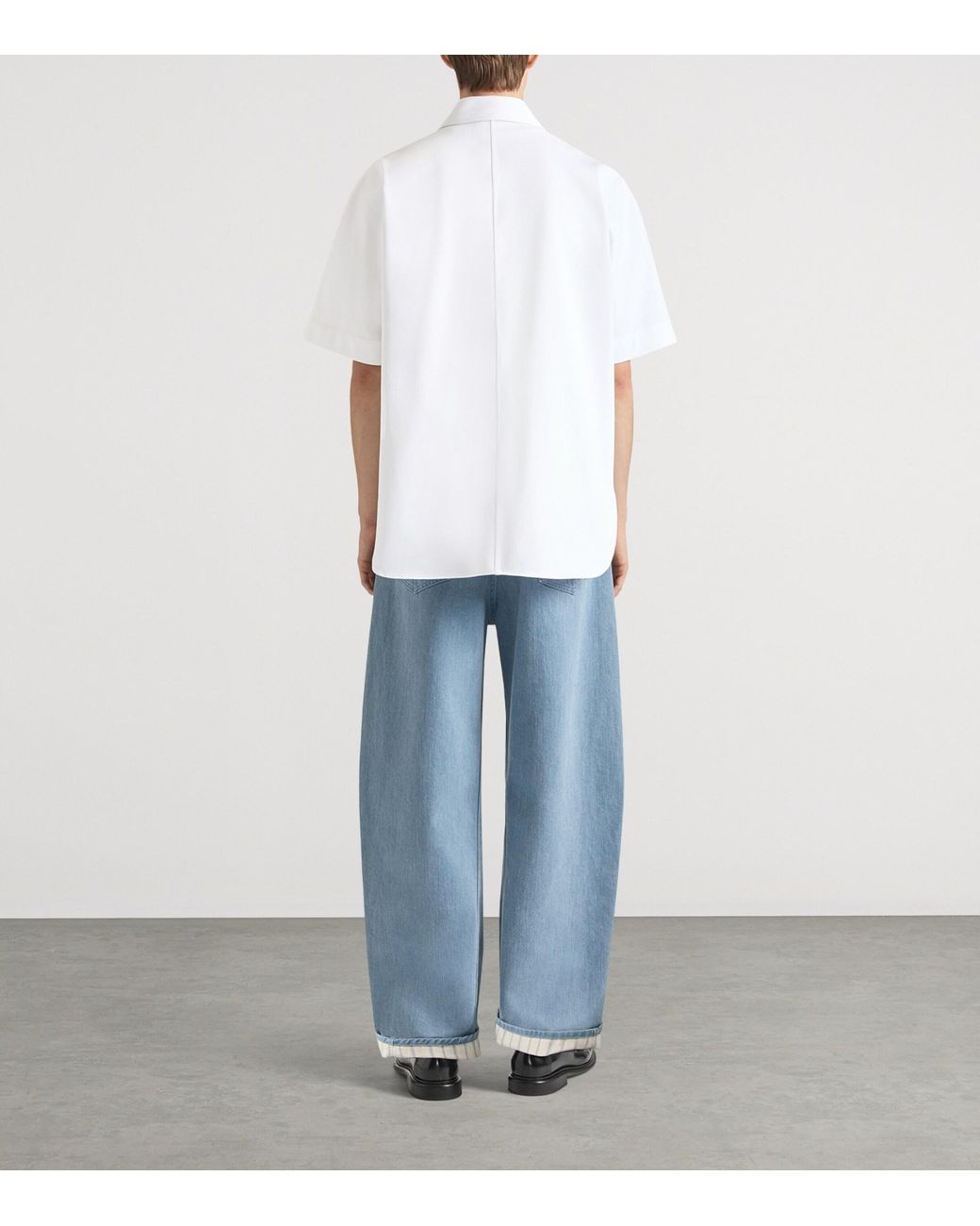 Givenchy White Cotton Couture Seam Shirt for men