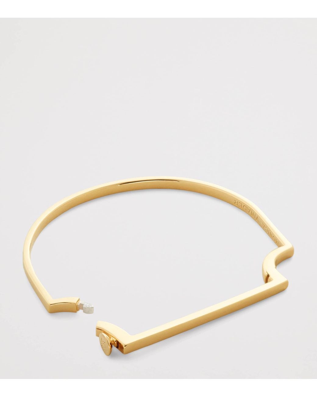 Monica Vinader Metallic Vermeil Signature Slim Bangle